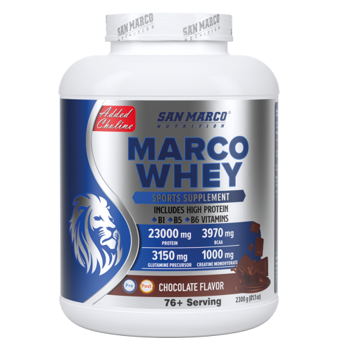 Sanmarco Marco Whey Protein Tozu Çikolata Aromalı  2300 Gr