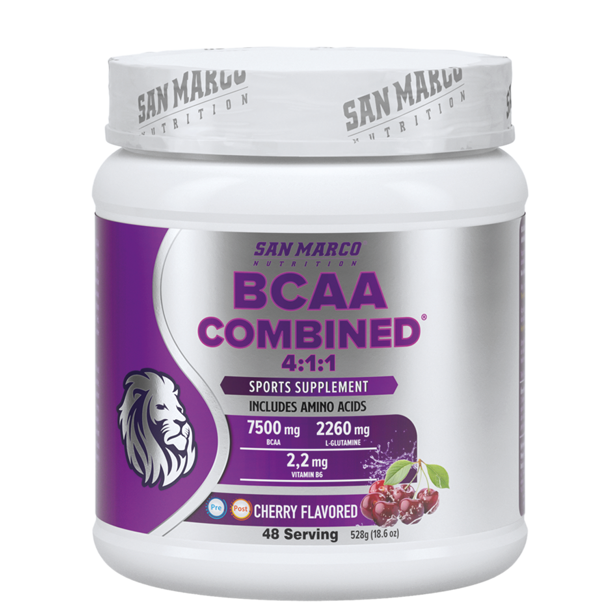 Sanmarco BCAA Combined Kiraz Aromalı 528 Gr