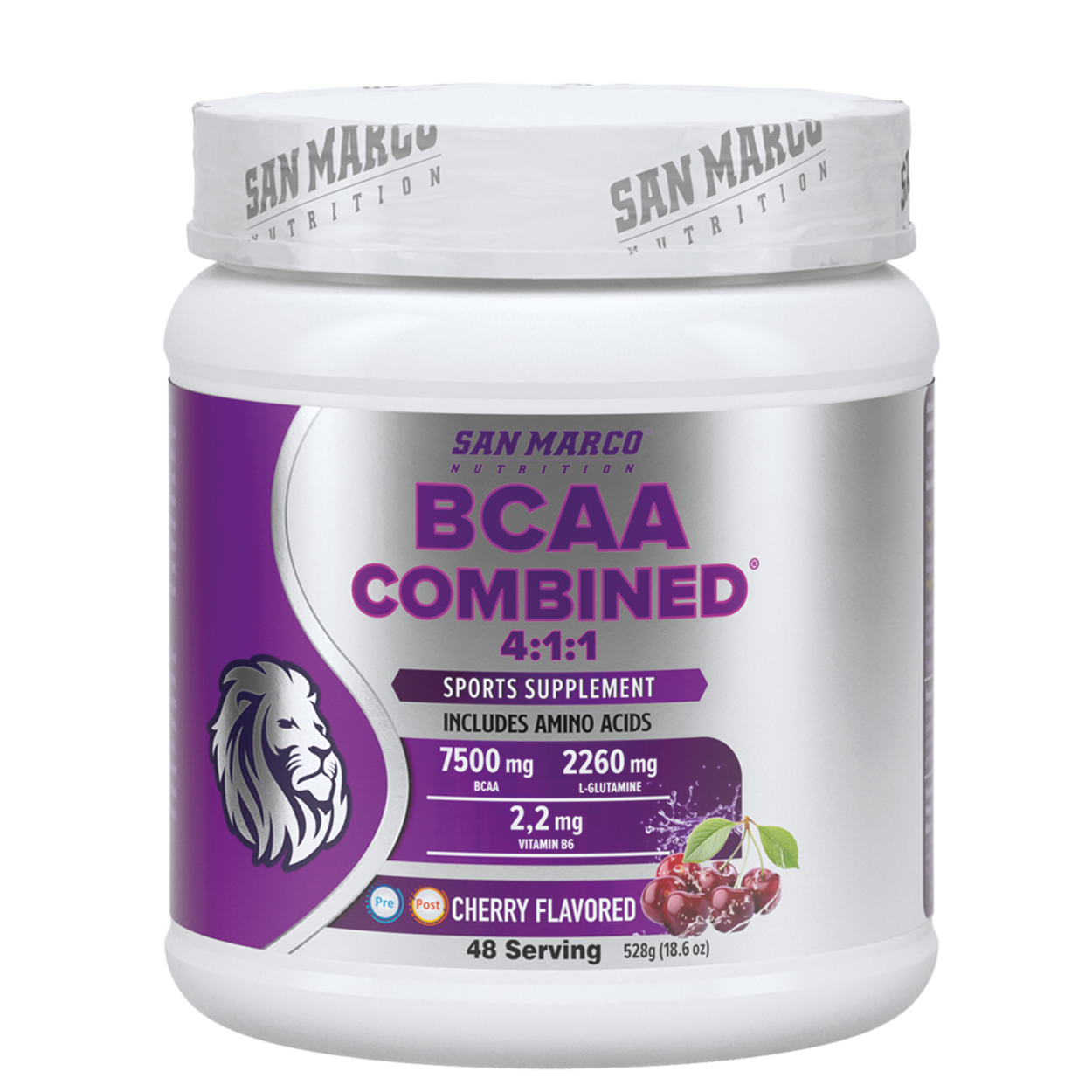 Sanmarco BCAA Combined Kiraz Aromalı 528 Gr