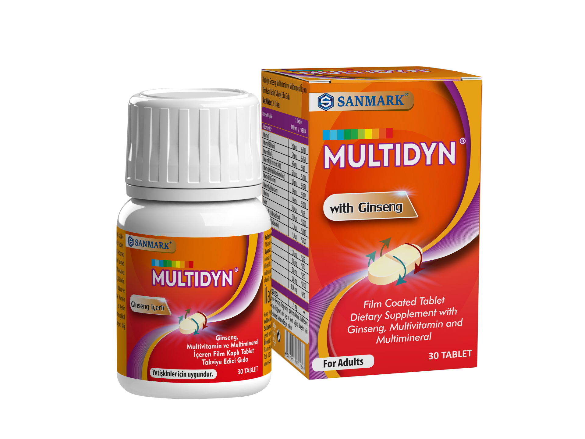 MULTIDYN 30 TABLET