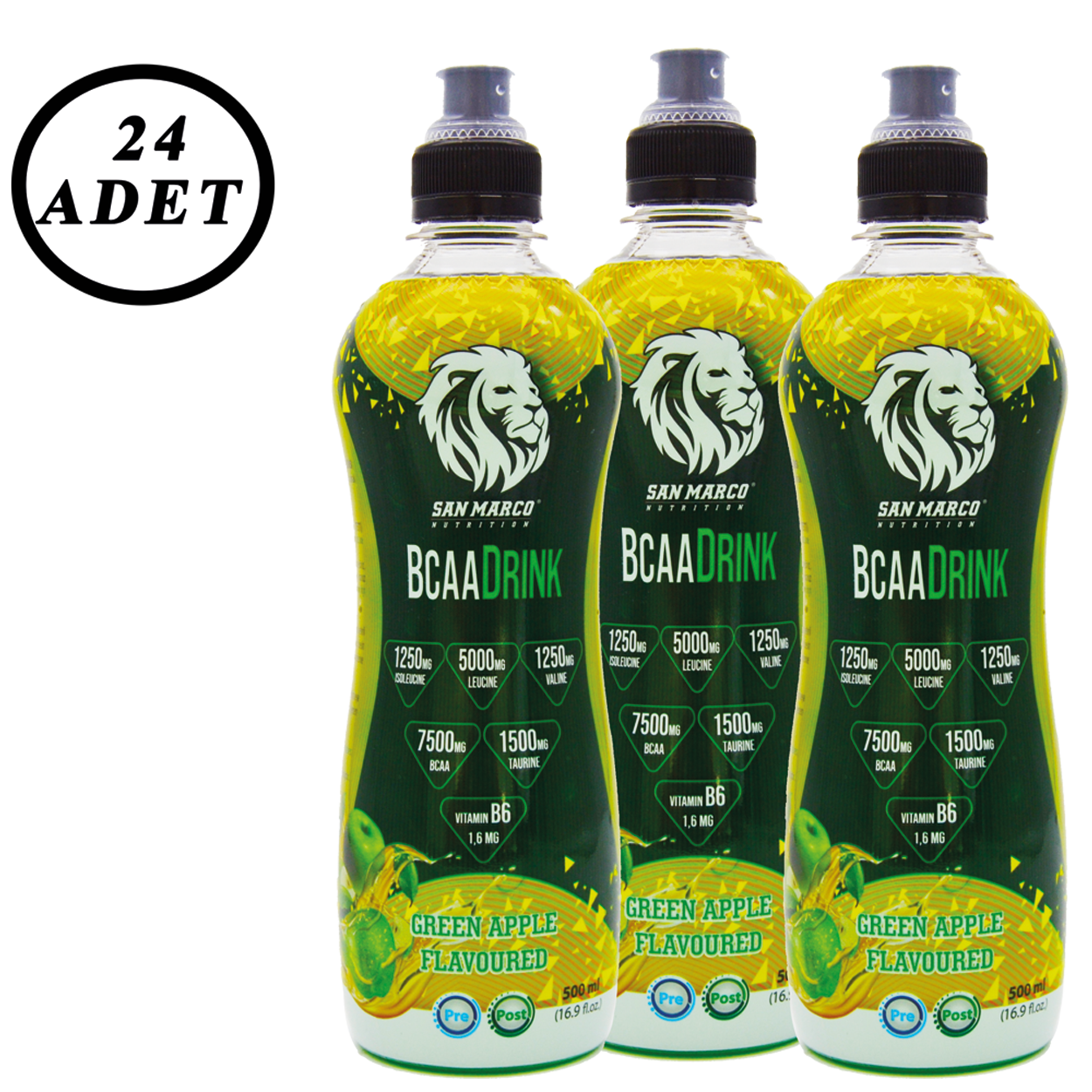 Sanmarco BCAA Drink 500 Ml 24 Adet