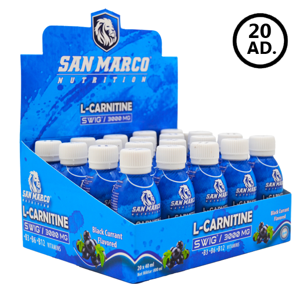 L-Carnitine Swig Black Currant Aromalı 40 ml*20 AMPUL