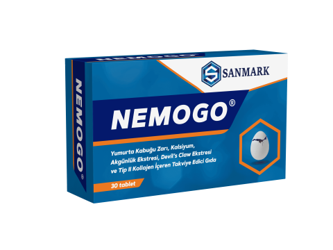 NEMOGO YUMURTA KABUĞU ZARI 30 TABLET