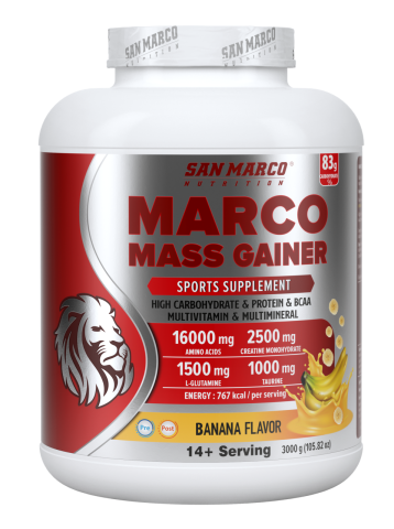 Sanmarco Marco Mass Gainer Muz Aromalı 3000 Gr