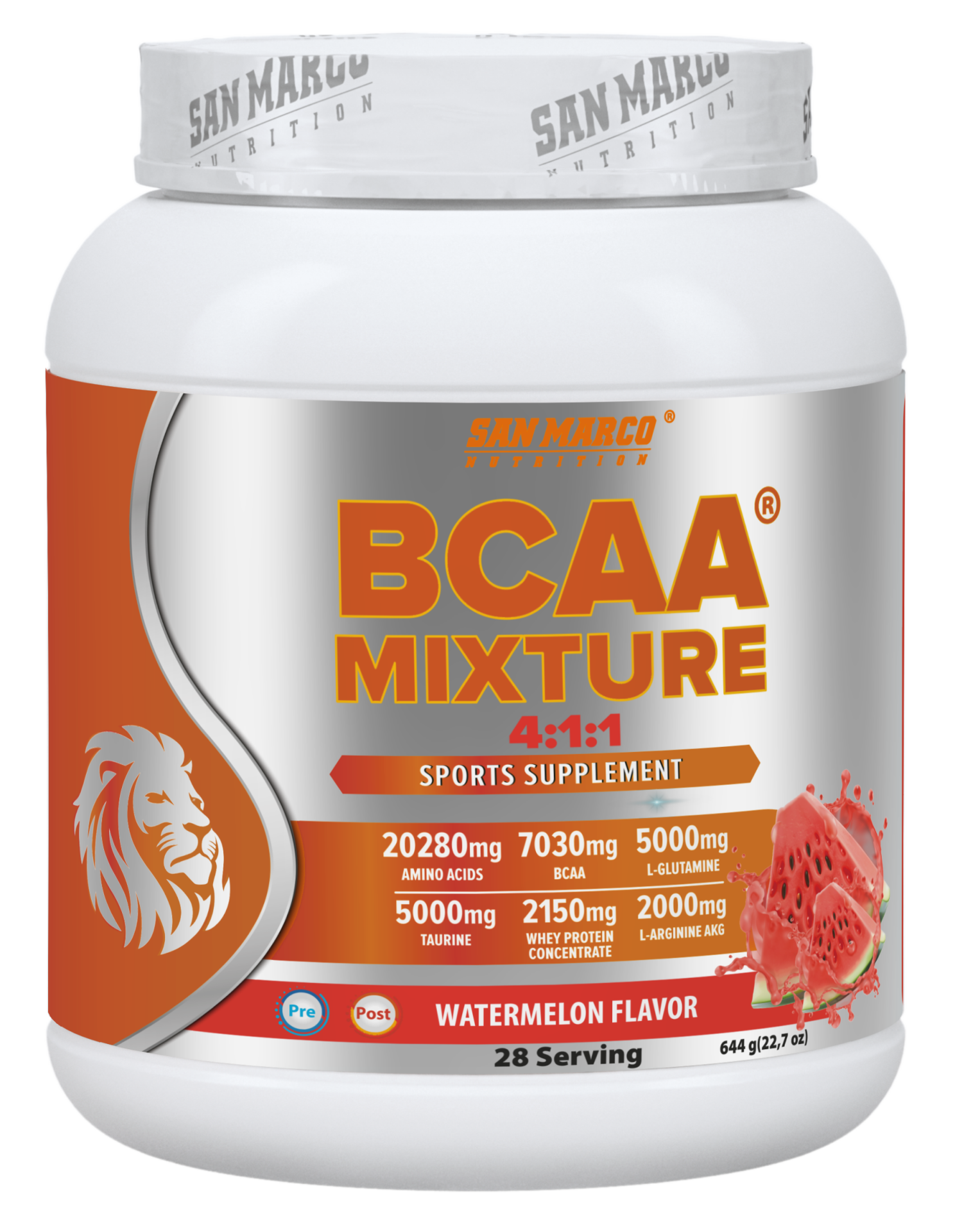 Sanmarco BCAA Mixture Karpuz Aromalı 644 Gr
