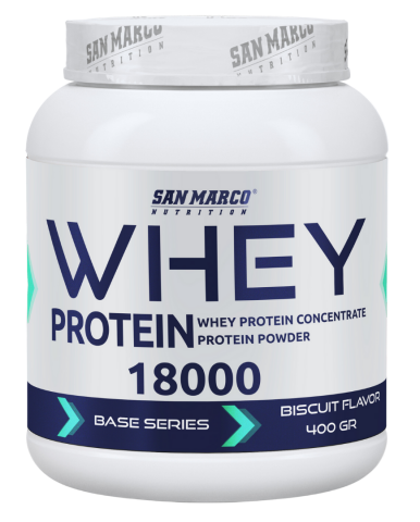 Sanmarco Base Serisi Whey Protein Tozu Bisküvi Aromalı 400 gr