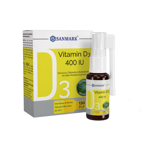 SANMARK VİTAMİN D3 400 IU