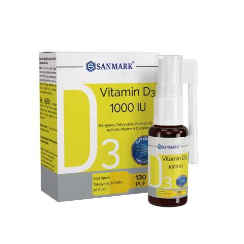 SANMARK VİTAMİN D3 1000 IU
