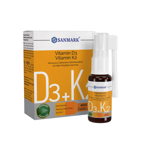 SANMARK VİTAMİN D3 + K2
