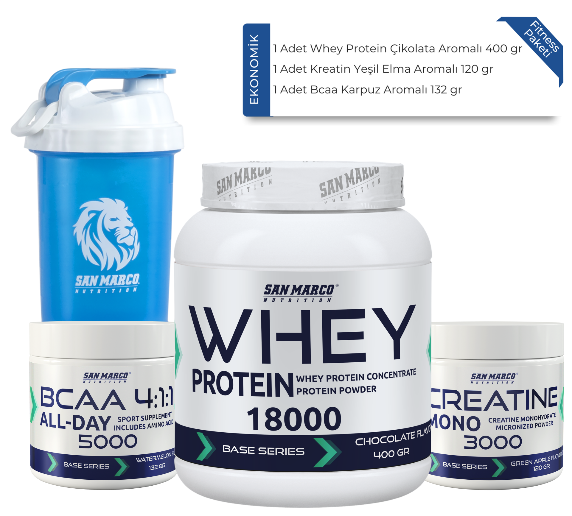 Sanmarco Base Serisi Ekonomik Fitness Paketi